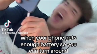 وقتی گوشیت به اندازه کافی شارژ شده و میتونی برگردییی