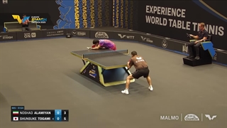 مسابقه تنیس روی میز Noshad Alamiyan vs Shunsuke Togami 2025