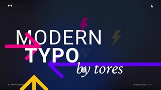 دانلود پروژه آماده پریمیر تایپوگرافی مدرن Stylish Modern Typography