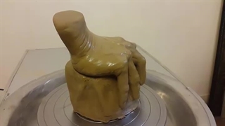 آناتومی دست ساخته شده در آموزشگاه مجسمه سازی آسو