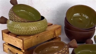 ست پذیرایی زیتونی آجری