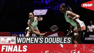 مسابقه فینال بدمینتون دو نفره زنان قهرمانی جهان - Liu/Tan از چین در مقابل Tan/Muralitharan از مالزی