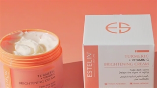 کرم ویتامین سی زردچوبه استلین 200 گرم ESTELIN Turmeric + Vitamin C Brightening Cream (1)