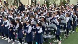 افتتاحیه پایگاه تابستان در دبستان(دوره اول) روشنگران منطقه 3