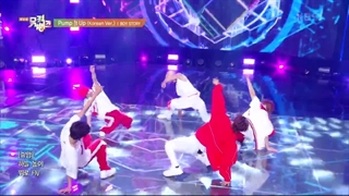 اجرای اهنگ Pump It Up از پسرای بوی استوری در استیج KBS