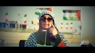 نماد پایداری کاروان صمود در دریاچه خلیج فارس در حمایت از مردم مظلوم غزه