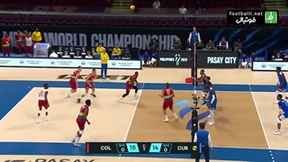 خلاصه بازی کوبا 3-0 کلمبیا (والیبال قهرمانی جهان 2025)