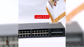 آنباکس سوئیچ سیسکو WS-C3650-48FWD-S