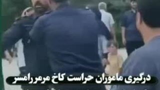 درگیری در کاخ مرمر رامسر بر سر حجاب