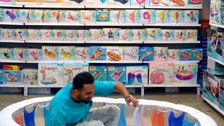 استخر بادی شفاف پره ای شکل بست وی