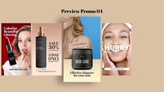 پروژه افتر افکت استوری اینستاگرام آرایشی و بهداشتی Skincare Stories