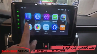 نصب مانیتور اندروید فابریک تویوتا لوین نصب دوربین 360 درجه ی تاچ لوین نصب آینه تاشوبرقی لوین