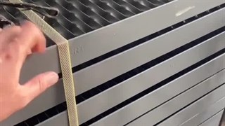 ورق‌های اکسپندد متال آماده برای ارسال به محل پروژه