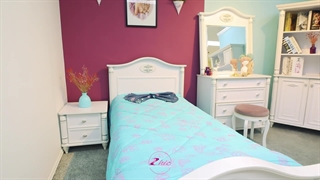 سرویس خواب نوجوان رمانتیک | طراحی مدرن و آرامش‌بخش برای اتاق دخترانه