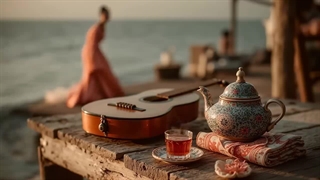 ریتم‌های فلامنکو برای آرامش غروب آفتاب | گیتار آرامش‌بخش مدیترانه‌ای