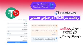 برداشت تتر TRC20 صرافی همتاپی (Hamtapay) - آموزش گام به گام - [تریدینگ فایندر]