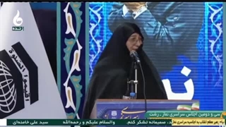 روایت حاجیه خانم رحیمی مادر شهید عباس رشید از نماز شهید - اجلاس نماز گیلان