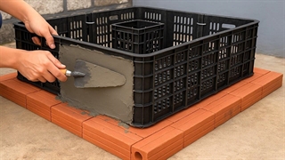 کاردستی سیمانی - ساده‌ترین راه برای ساخت یک آکواریوم آبشاری زیبا