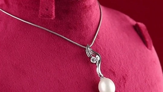 گردن آویزمروارید فرانک بدون زنجیر