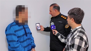 سرهنگ راستی اراذل اوباش را در مقر پلیس امنیت عمومی به غلط کردم و گریه کردن انداخت