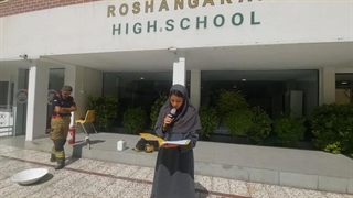 روز آتشنشانی و ایمنی در دبیرستان(دوره دوم) روشنگران منطقه 3