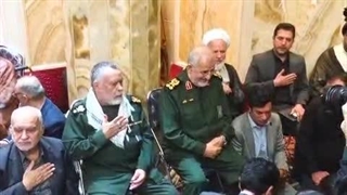 مراسم یادبود مرحوم سردار علیرضا افشار در مسجد امام صادق(ع) میدان فلسطین