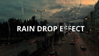 دانلود پروژه آماده داوینچی ریزالو افکت بارش باران Rain Drop Effect