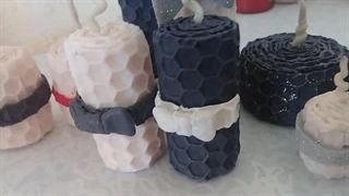 از این شمع های کاپل گوگولی درست کردم ،،چطورهه؟