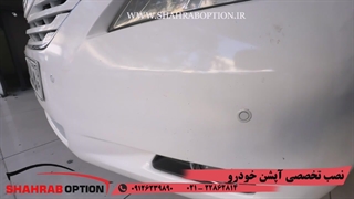 نصب سنسور جلو با کلید فابریک تویوتا کمری نصب دوربین ثبت وقایع کمری