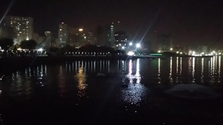 دریاچه چیتگردرشب