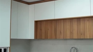 کابینت ام دی اف سفید چوبی