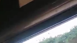 نصب و راه اندازی درب شیشه ای اتوماتیک با فریم رنگی