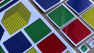 کوییزنر کارتی | کارت آموزشی یکان دهگان