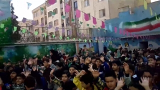 اجرای جشن روز دانش آموز با حضور خرگوش