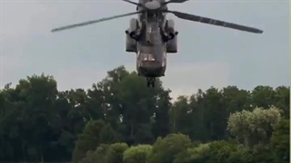 تیک‌آف زیبای هلیکوپتر CH-۵۳ ارتش آلمان