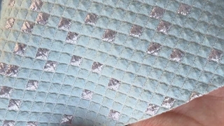 پارچه ژاکارد آبی یخچالی