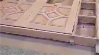 پروژه ساخت درب چوبی کلاسیک