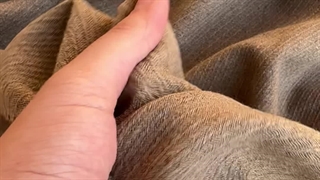 پارچه فوتر کجراه کرم شتری