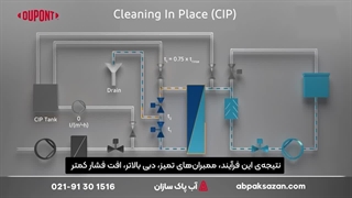 فرایند cip در سیستم UF