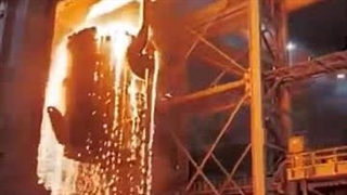 ذوب آهن، کارخانه ذوب فولاد سرریز فولاد