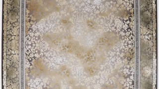 فرش 1200 شانه تراکم 3600 کد E131045 مدرن طوسی طلایی فرش متحد آسیا - اقساط تا سال 1410