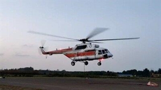 اطفای حریق جنگل‌های الیت مرزن آباد توسط بالگردها