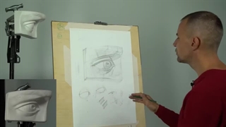 آموزش طراحی قسمت هایی از مجسمه سر داوود توسط الکساندر رِیژکین