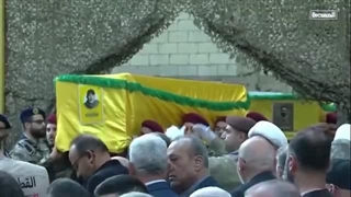 Ташйеъи ҷанозаи шаҳид Ҳайсам Алӣ Таботабоӣ ва ҳамроҳонаш дар Бейрут