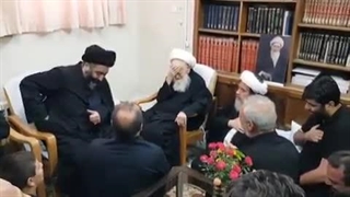 عزاداری مرحوم آیت الله لطف الله صافی فاطمیه