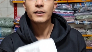 معرفی حوله ای دست و صورت رنگ سفید برند بهباف آذر