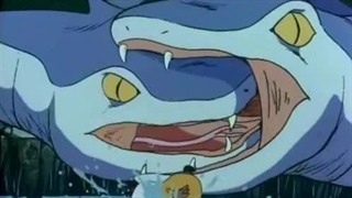 کارتون شب های عربی:ماجراهای سندباد ۱۹۷۵/۱۹۷۶-قدردانی میمون بزرگ/افعی دو سر بوآ آدم مرداب -قسمت بیست و دوم