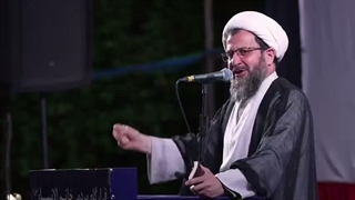 سخنرانی حجت‌الاسلام ماندگاری در تجمع شبانه مردمی میدان انقلاب - جنگ رمضان