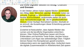 آموزش زبان آلمانی ـ Die Rolle digitaler Medien im Alltag: Chancen und Grenzen