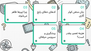 ارورهای کولر گازی دلونگی